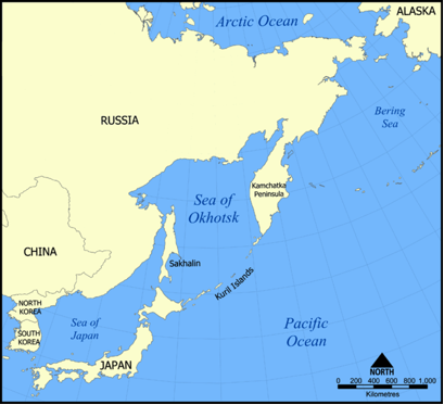 Kuril world map, source Wikipedia