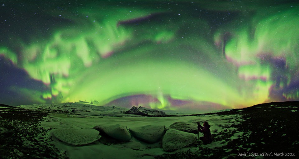 aurora over Iceland